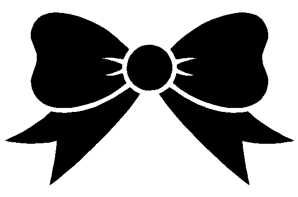 Bow Tie Sticker Decal 6" - Click Image to Close